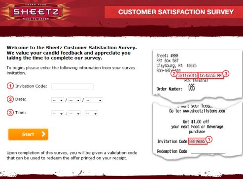 Sheetz Customer Satisfaction Survey